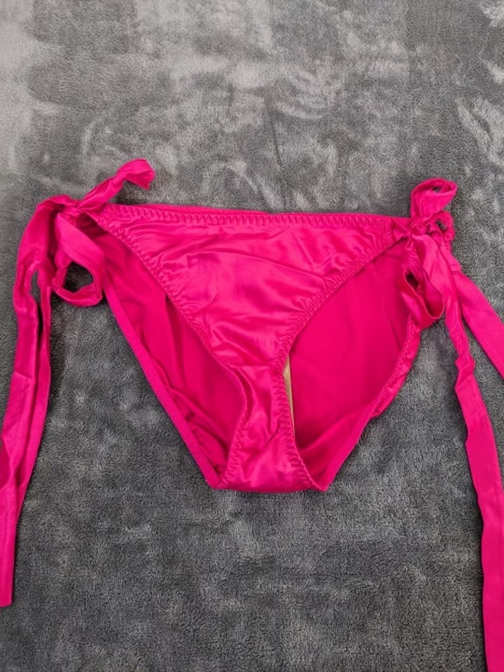 NWT Skims Woven Shine Tie Side Brief - Size Large